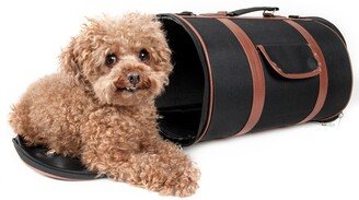 'Bark Avenue' Cylindrical Airline Approved Fashion Designer Posh Pet Dog Carrier