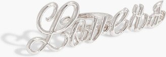 Silver-tone ring-AA