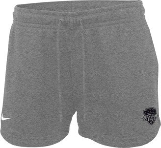 Washington Spirit Essential Women's Soccer Shorts in Grey