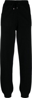 Drawstring Waist Wool-Blend Track Pant