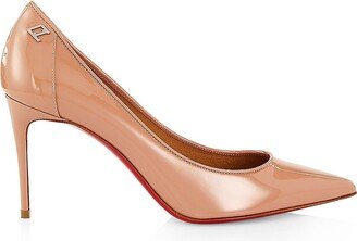 Sporty Kate 85 Patent Leather Pumps