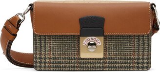 Tan & Beige Small Cartone New Lock Pouch