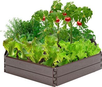 Raised Garden Bed Set for Vegetable Flower Gardening Planter