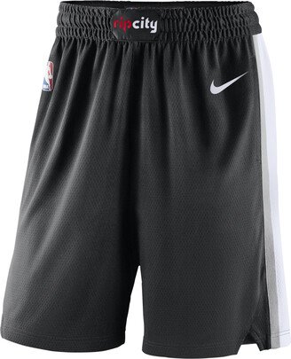 Portland Trail Blazers Icon Edition Men's NBA Swingman Shorts in Black