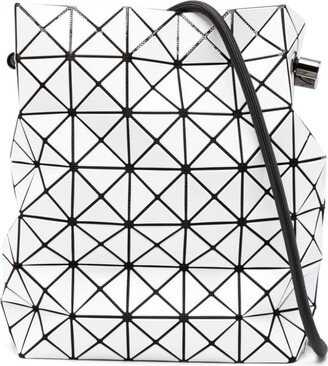 Wring high-shine geometric-design bucket bag-AA