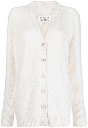 V-neck knitted cardigan-BU