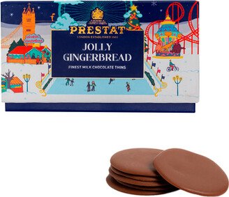 Prestat Jolly Gingerbread Milk Chocolate Thins 200g