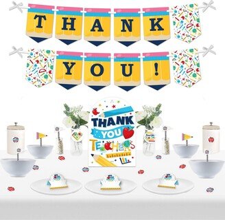 Big Dot Of Happiness Thank You Teachers Diy Teacher Appreciation Snack Bar Decorations Kit 50 Pc