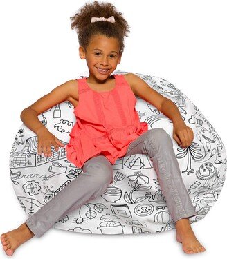 Posh Creations Bean Bag Chair for Kids-AO