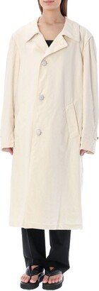 Buttoned Trench Coat-AA