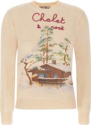 new Queen Chalet Rose Wool, Viscose And Cashmere Sweater