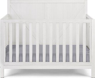 Gray Solid and Manufactured Wood Standard Four In One Convertible Crib - 54