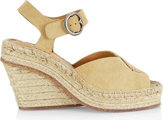 Santiago 104MM Suede Wedge Sandals