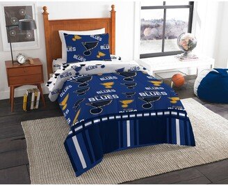 The Northwest Company NHL 808 St Louis Blues Twin Bed In a Bag Set