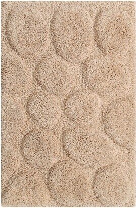 Luxurious Super Soft Non-Skid Cotton Bath Rug 21 x 34 Natural by Castle Hill London