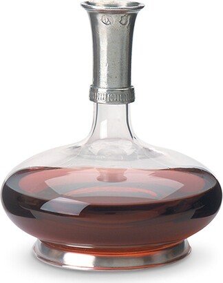 Pewter & Glass Wine Decanter