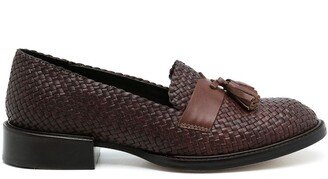 tassel-detail slip-on Oxford shoes