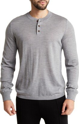 Long Sleeve Wool Pajama Henely T-Shirt