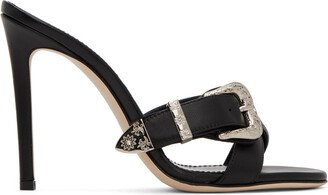 Black Regina Mules