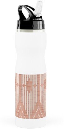 Photo Water Bottles: West End Stainless Steel Water Bottle With Straw, 25Oz, With Straw, Pink