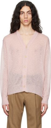 Pink Buttoned Cardigan