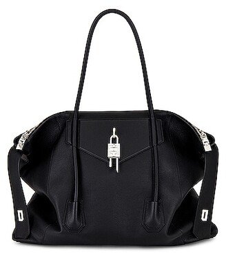 Antigona Lock Large Bag in Black