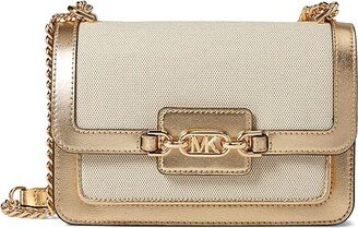 Heather Large Shoulder (Natural/Pale Gold) Handbags