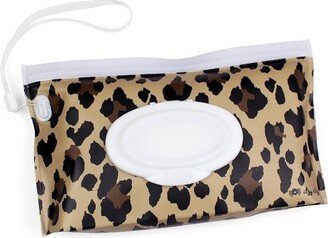 Take & Travel Pouch Reusable Baby Wipes Case - Leopard