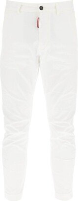 Logo-Tag Tapered Chino Trousers