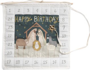 Happy Birthday Jesus Advent Calendar