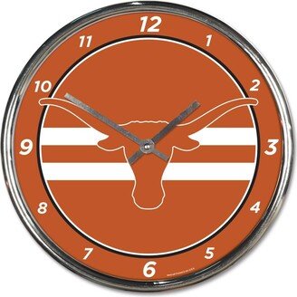 Wincraft Texas Longhorns Chrome Wall Clock