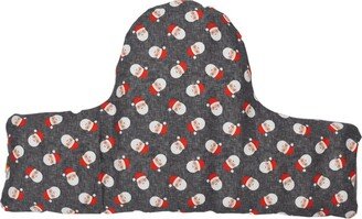 Santa Christmas | Ikea Highchair Cushion Cover Baby Led Weaning Zipper Bottom Shower Gift Antilop Gray 100% Cotton