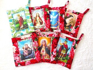 Religious Saints Potholder, Hot Pad, Decor, Catholic Gift, Gift