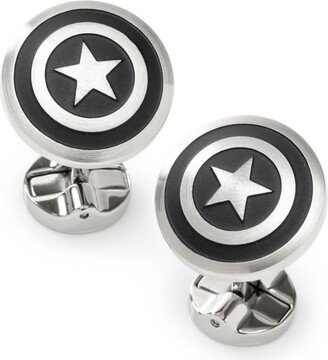 Men's Captain America Shield Cufflinks