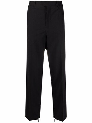 Zip Detail Tailored Trousers