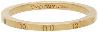 Gold Mini Numbers Ring