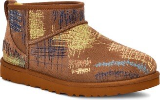 x The Elder Statesman Classic Ultra Mini Genuine Shearling Lined Bootie