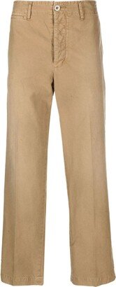 Straight-Leg Cotton Chino Trousers-AD