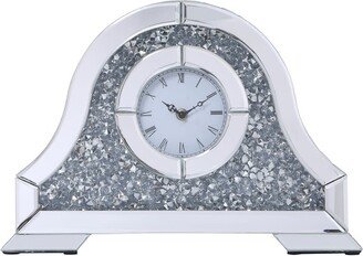 MR9240 11 x 3 Sparkle MDF Analog Table Top Clock