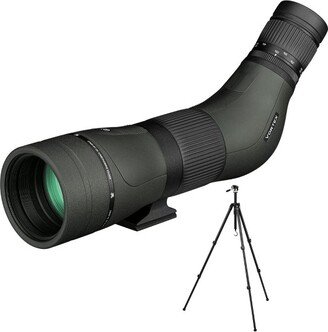 Diamondback HD 16-48x65 Angled Spotting Scope & High Country II Tripod