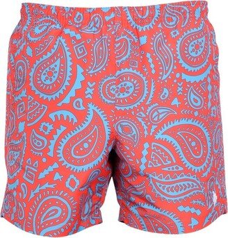 Graphic Printed Swim Shorts-AC