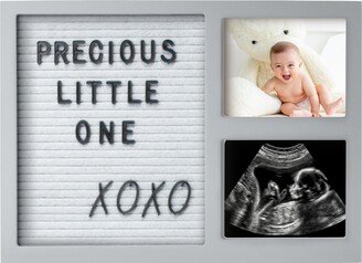 KeaBabies Heartfelt Baby Picture Frame Keepsake with Letterboard, 12x8 Ultrasound Picture Frames, Baby Gifts for Newborn