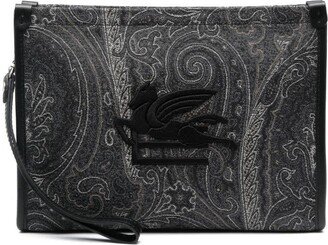 Necessaire Tex Paisley Logo Embroidery