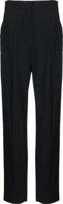 Darted Straight-Leg Trousers