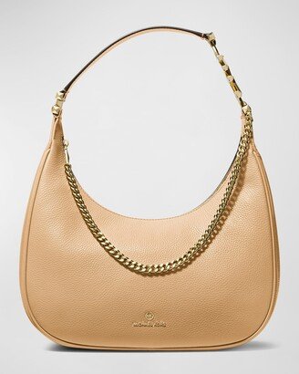 Piper Large Leather Hobo Bag