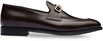 Bright Calf leather loafers