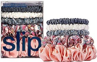 Abbey Scrunchie Set in Pink,Navy