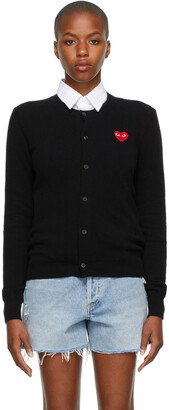 Heart Patch Wool Cardigan