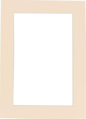 PosterPalooza 15x30 Mat Bevel Cut for 10x24 Photos - Acid Free Cream Precut Matboard - For Pictures, Photos, Framing