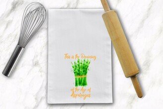 Age Of Asparagus Tea Towel, Humorous Kitchen Towels, Gift, Housewarming Gift, Bridal Gift